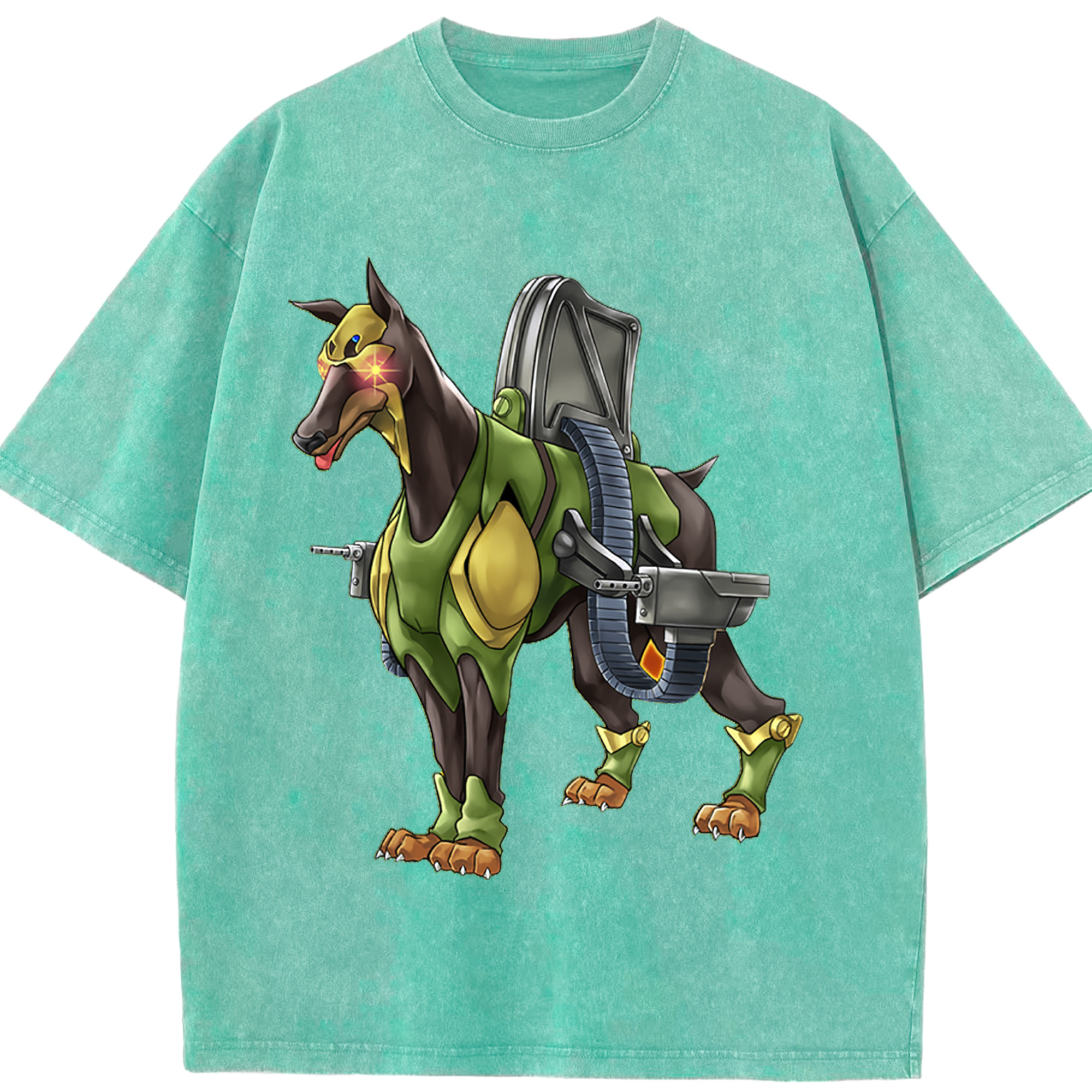 （画像用） 遊☆戯☆王 Yu-Gi-Oh! 綿100% ヴィンテージ風 半袖Tシャツ（フロントプリント）
